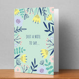 Just a Note to Say… Personalised Card