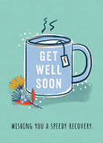 Get Well Cup Personalised Card