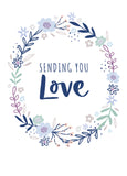 Sending You Love Personalised Card