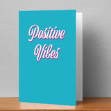 Positive Vibes Personalised Card