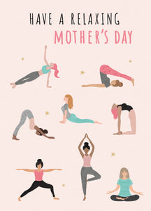 Happy Mother's Day Yoga Moves Personalised Card