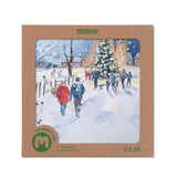 Around the Tree in The Village Christmas Card - 10 Pack