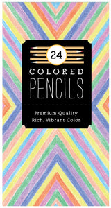 24 Coloured Pencils Set
