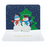 Snowman Pop Up Christmas Card