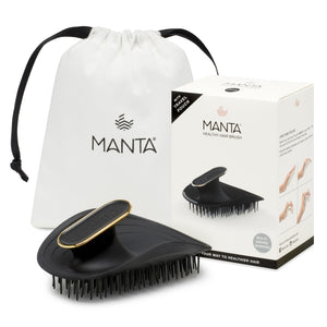 Manta Hairbrush Black