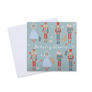Welsh The Nutcrackers Christmas Card - 10 Pack