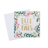 Deck The Halls Christmas Card - 10 Pack