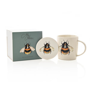 Meg Hawkins Mug and Coaster Set - Bee