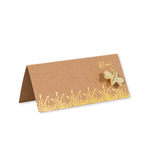 Gold Bee Place Name Wedding Favour (Pack of 10)