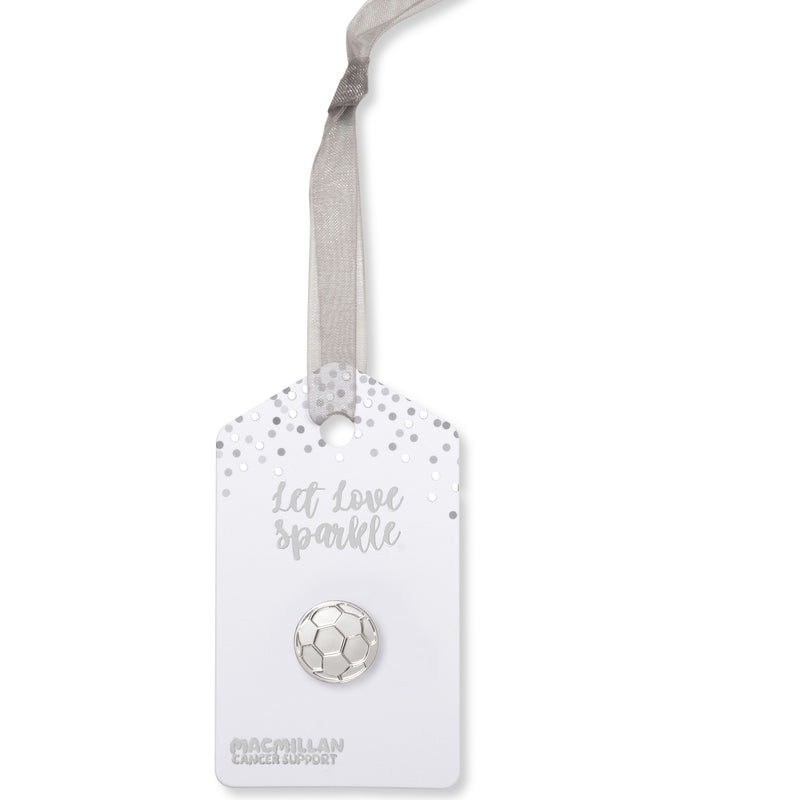 Silver Football Wedding Favour (Pack of 10) – Macmillan Cancer Support Shop