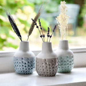 Dotty Mini Vase Trio