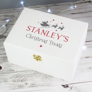 Personalised Wooden Christmas Eve Box