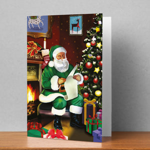 Father Christmas Personalised Christmas Card