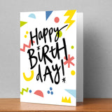 Happy Birthday Explosion Personalised Card