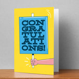 Congratulations Banner Personalised Card