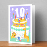 Happy 10th Birthday Personalised Card