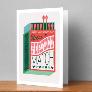 Happy Valentine's Matchbox Personalised Card