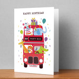 The Party Bus Personalised Card