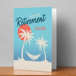Happy Retirement Personalised Card
