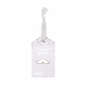 Moustache Pin Badge Wedding Favour (Pack of 10)